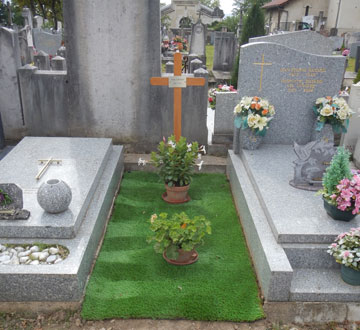 En attendant la pose du monument définitif